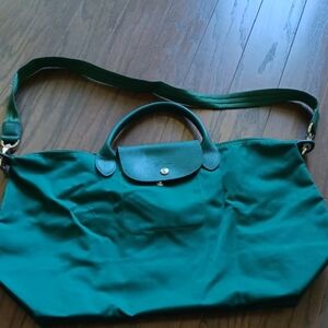 Long champ Le piage Neo L  Elegant Green Tote Bag